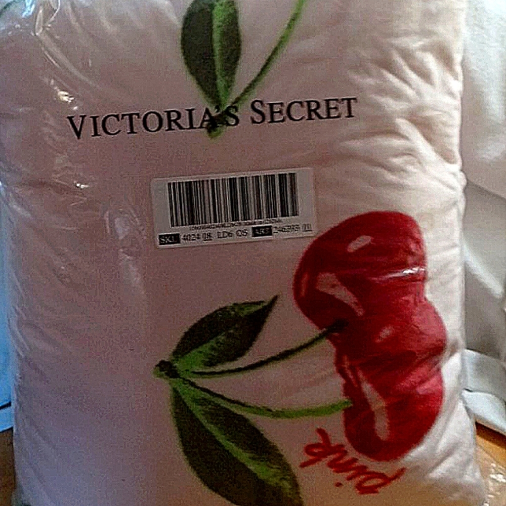 Victoria's secret pink Cherry Blanket
